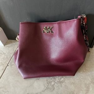 Anne Klein Burgundy Shoulder Bag